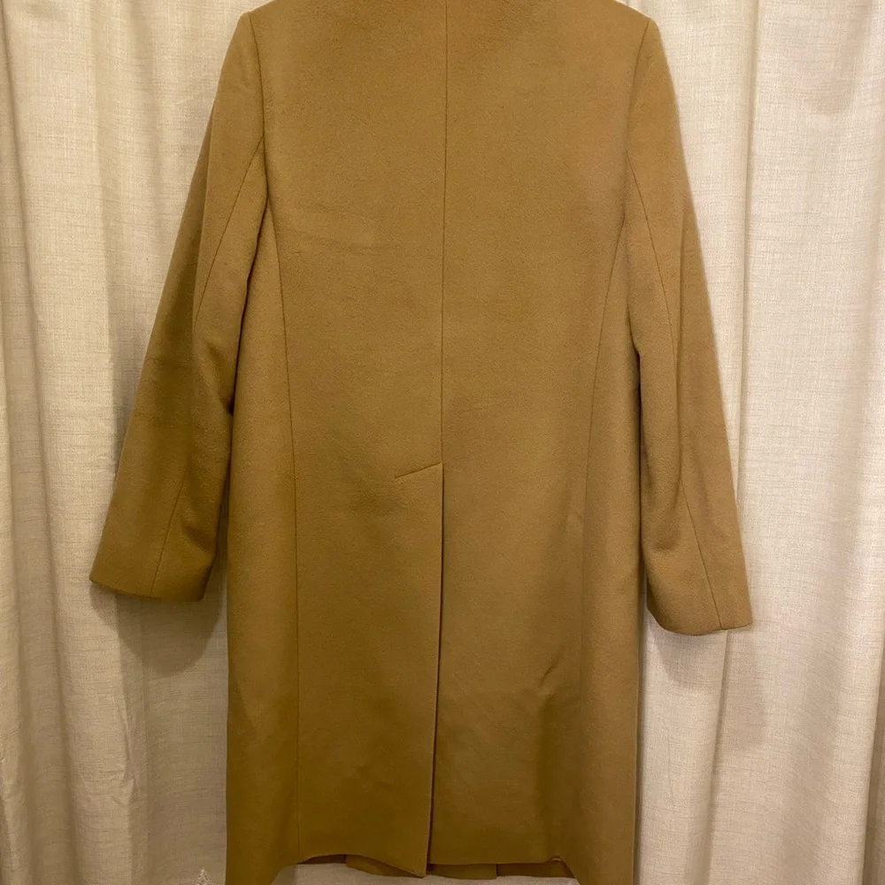 Burberry Camel Tan Wool Blend Long Coat - Picture 7 of 9